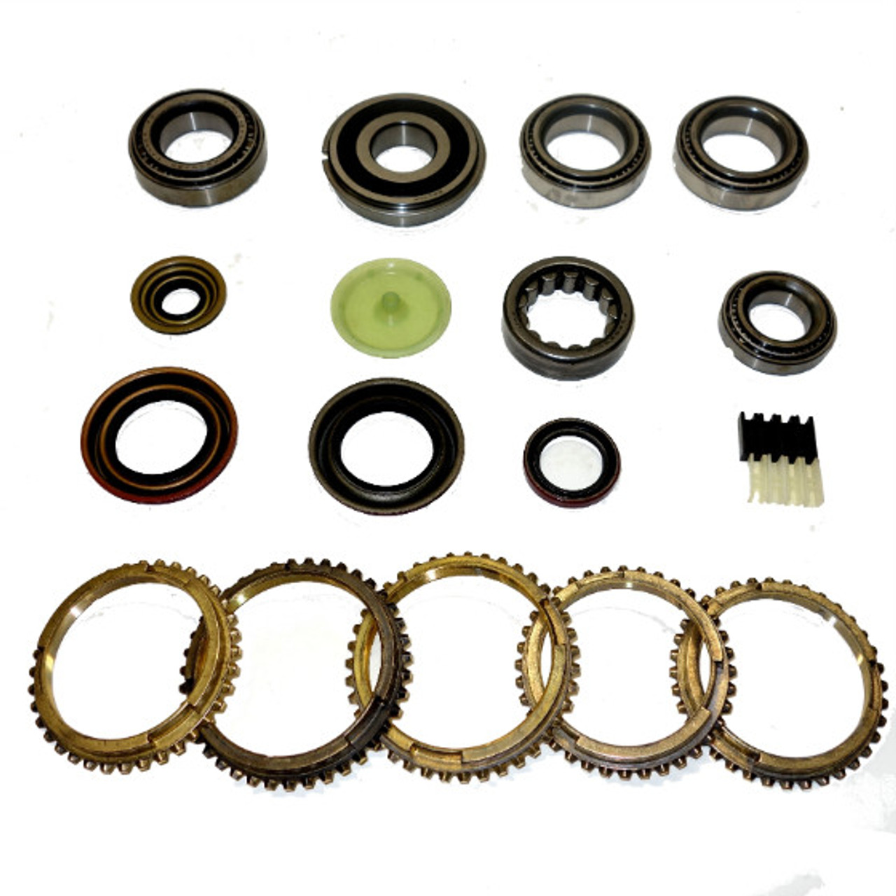 USA ZMBK414AWS A578/NVT350 TRANSMISSION BEARING/SEAL KIT W/SYNCHRO RINGS 00-05 CIRRUS/PT CRUISER/SEBRING NEON/STRATUS PLYMOUTH BREEZE/NEON 5-SPEED MANUAL TRANS 66MM INPUT BEARING
