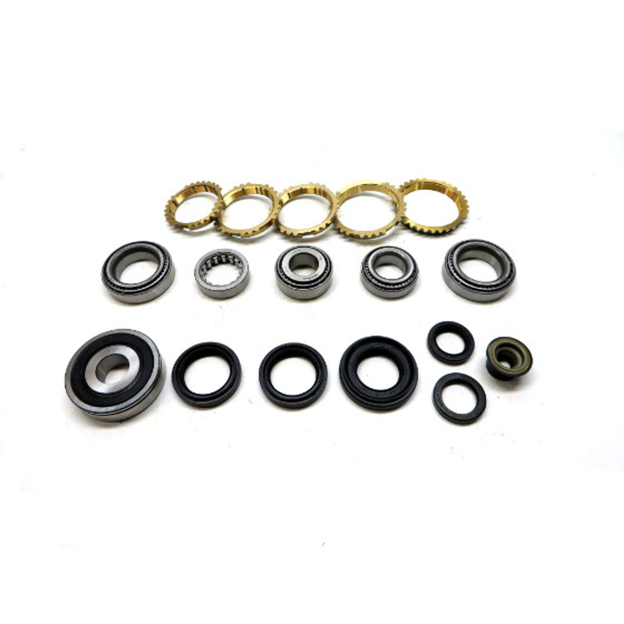 USA ZMBK264WS MV3 TRANSMISSION BEARING/SEAL KIT W/SYNCHRO RINGS 98-01 CHEVY METRO/89-97 GEO METRO/02-07 SUZUKI AERIO/95-98 SUZUKI ESTEEM/89-01 SUZUKI SWIFT 5-SPEED MANUAL TRANS