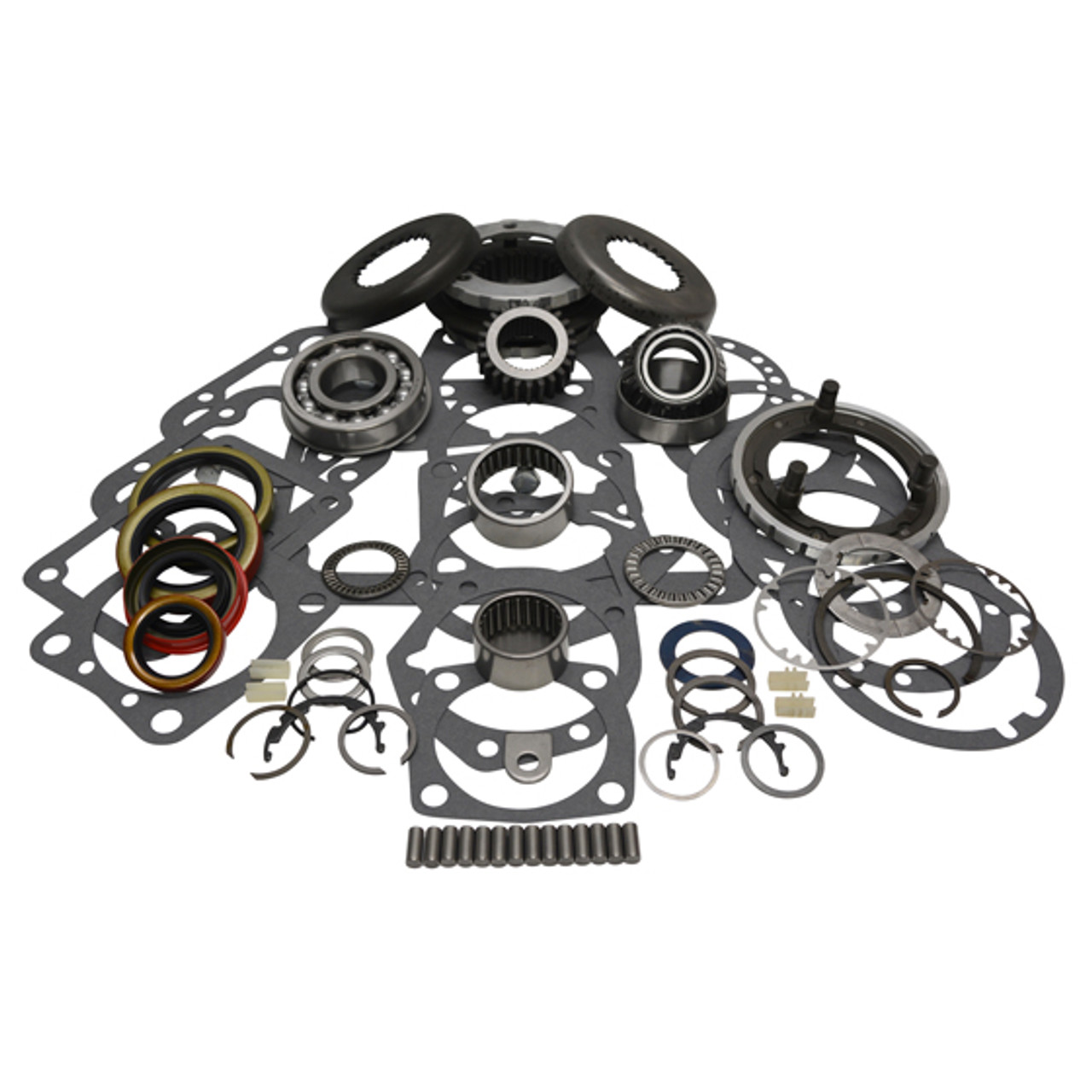USA ZMBK127WS NP435 TRANSMISSION BEARING/SEAL KIT W/SYNCHRO RINGS 68-72 CHEVY/GMC TRUCK/SUBURBAN PLUS 69-87 F-SERIES/M-SERIES/P-SERIES/BRONCO 4-SPEED MANUAL TRANS