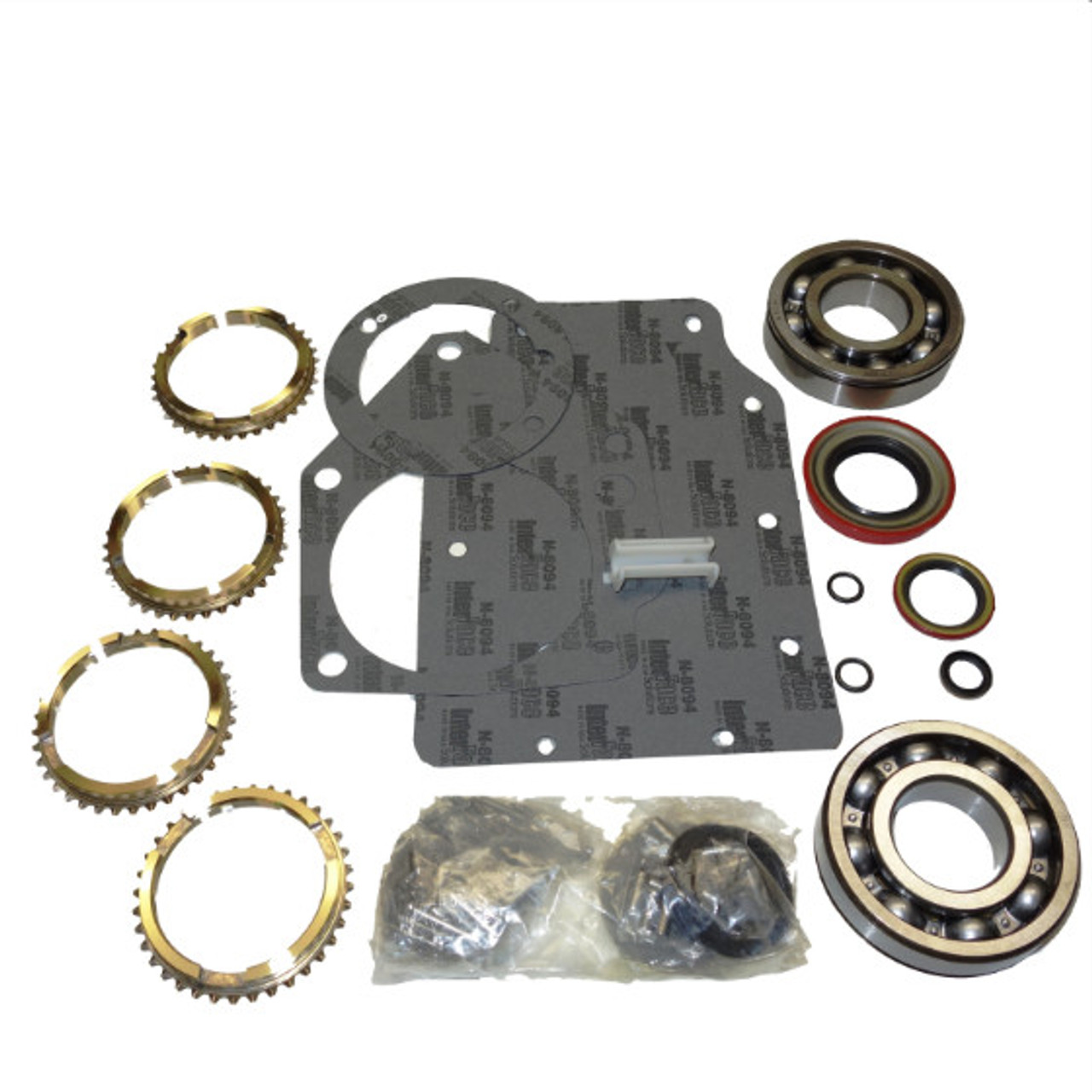 USA ZMBK112WS SROD/RTS/T170 TRANSMISSION BEARING/SEAL KIT W/SYNCHROS F-SERIES/E-SERIES/BRONCO 4-SPEED OVERDRIVE MANUAL TRANS