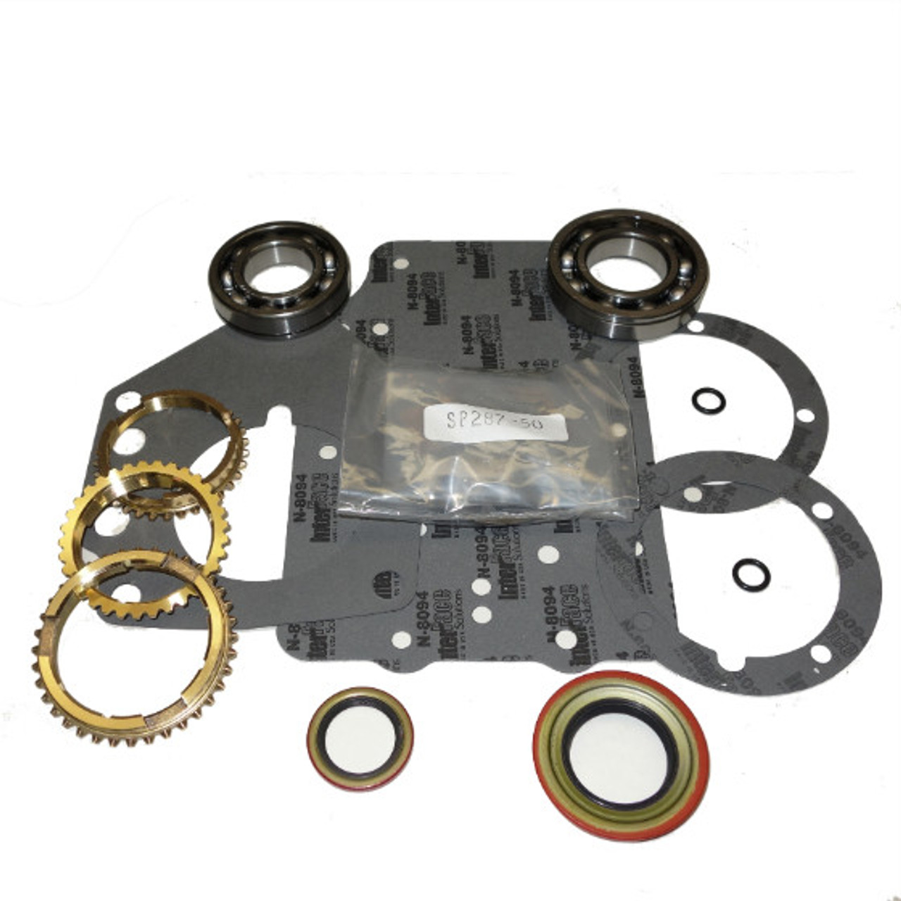 USA ZMBK111WS RAN/RAT/T150 TRANSMISSION BEARING/SEAL KIT W/SYNCHROS 1ST BLOCKER LARGER THAN 2ND-3RD RINGS 3-SPEED MANUAL TRANS
