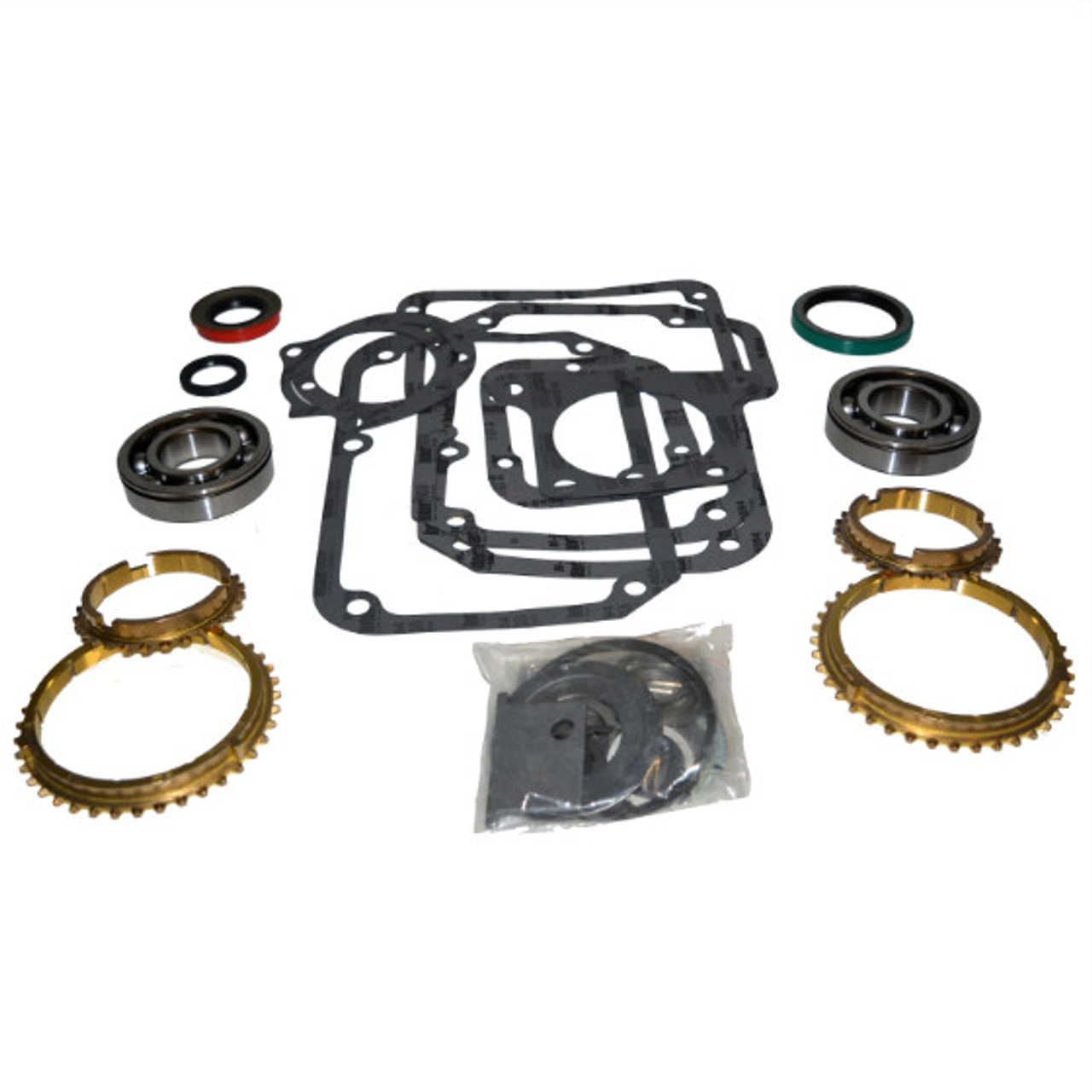 USA ZMBK146AWS T19 TRANSMISSION BEARING/SEAL KIT W/SYNCHRO RINGS 4-SPEED MANUAL TRANS 23MM INPUT BEARING