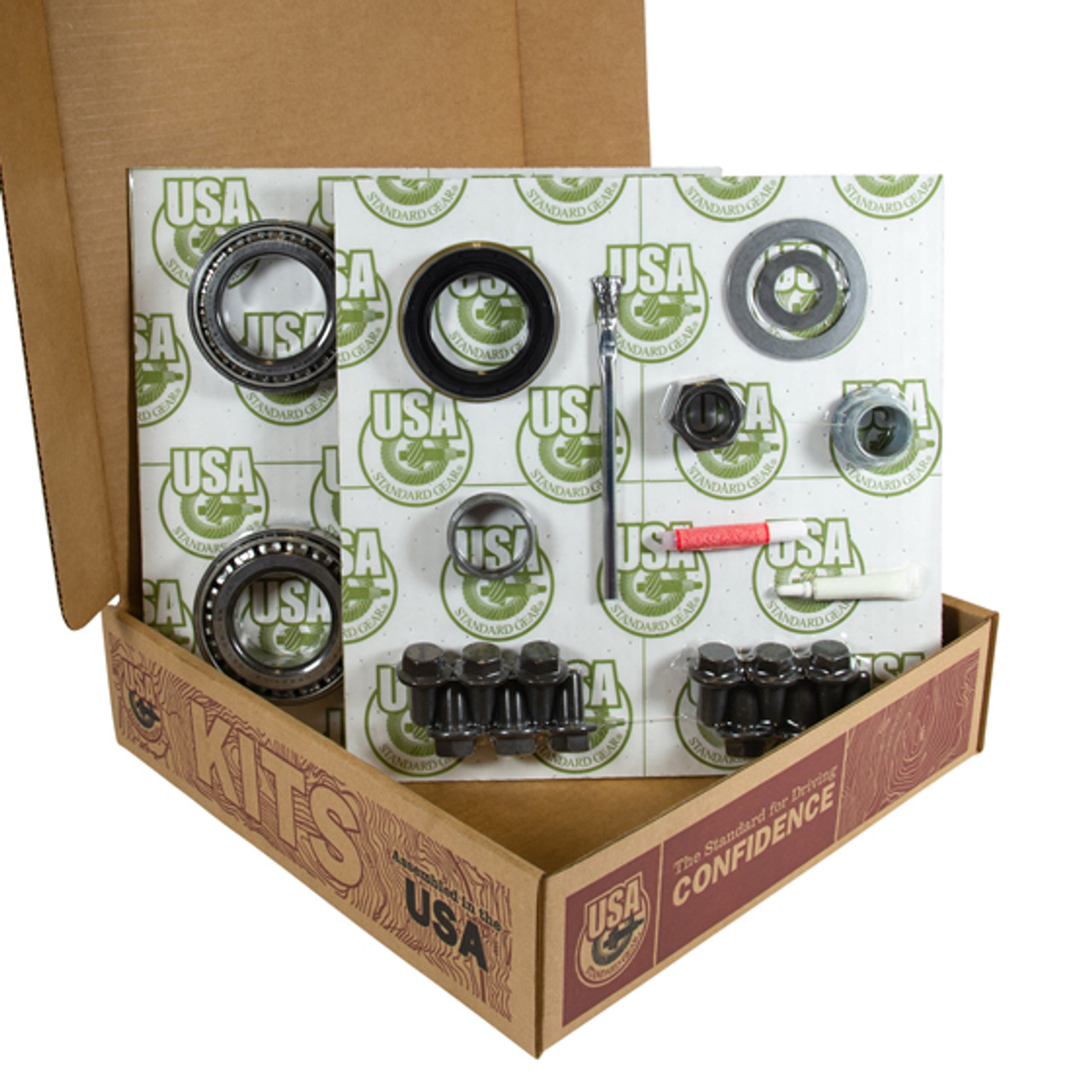 USA ZGK2082 ZF 9.25 INCH CHY 3.21 REAR RING AND PINION INSTALL KIT AXLE BEARINGS AND SEAL USA STANDARD