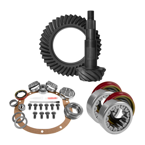 USA ZGK2015 8.5 INCH GM 4.88 REAR RING AND PINION INSTALL KIT AXLE BEARINGS 1.625 INCH CASE JOURNAL USA STANDARD