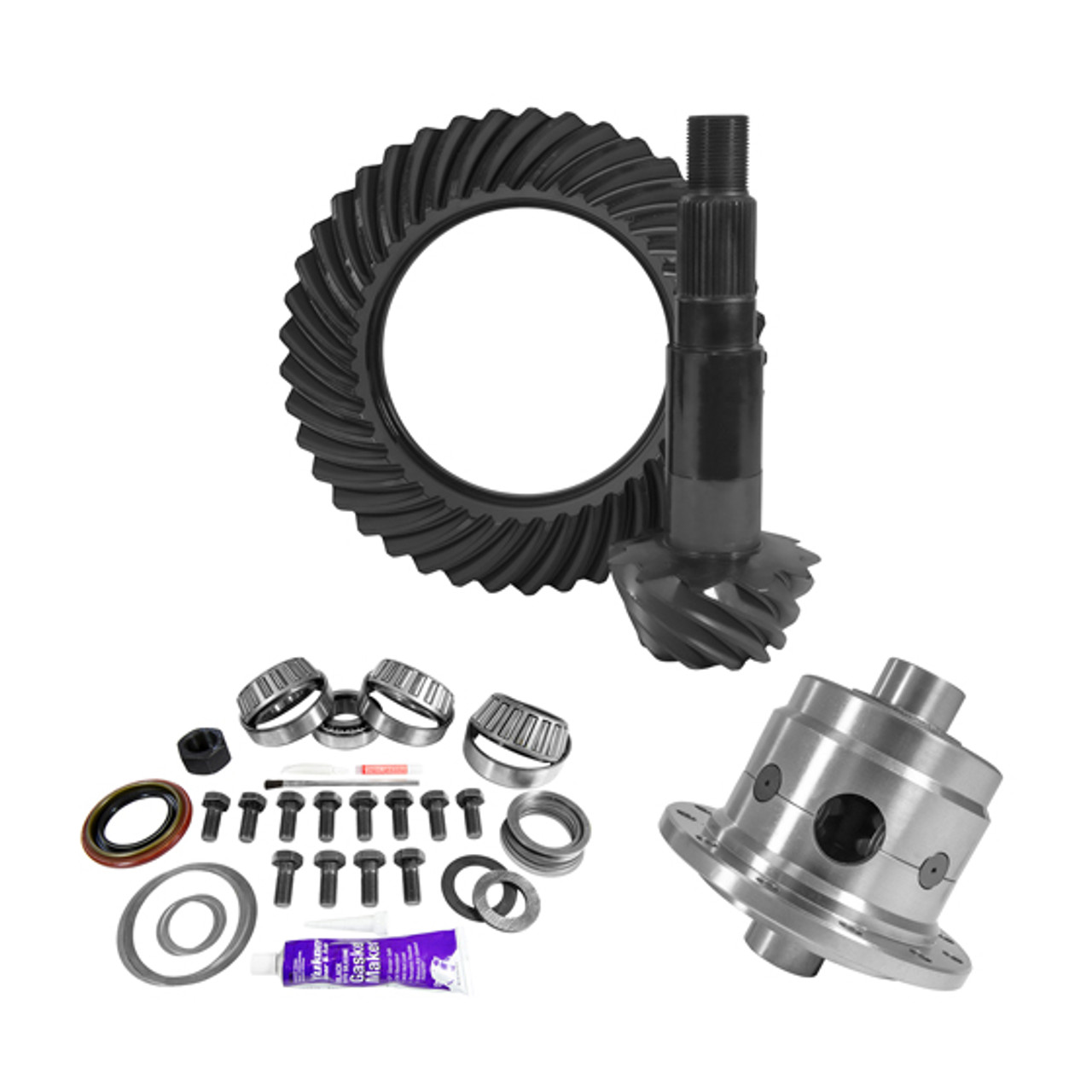 USA ZGK2168 11.25 INCH DANA 80 4.30 REAR RING AND PINION INSTALL KIT 35 SPLINE POSITRACTION 4.125 INCH BRG USA STANDARD