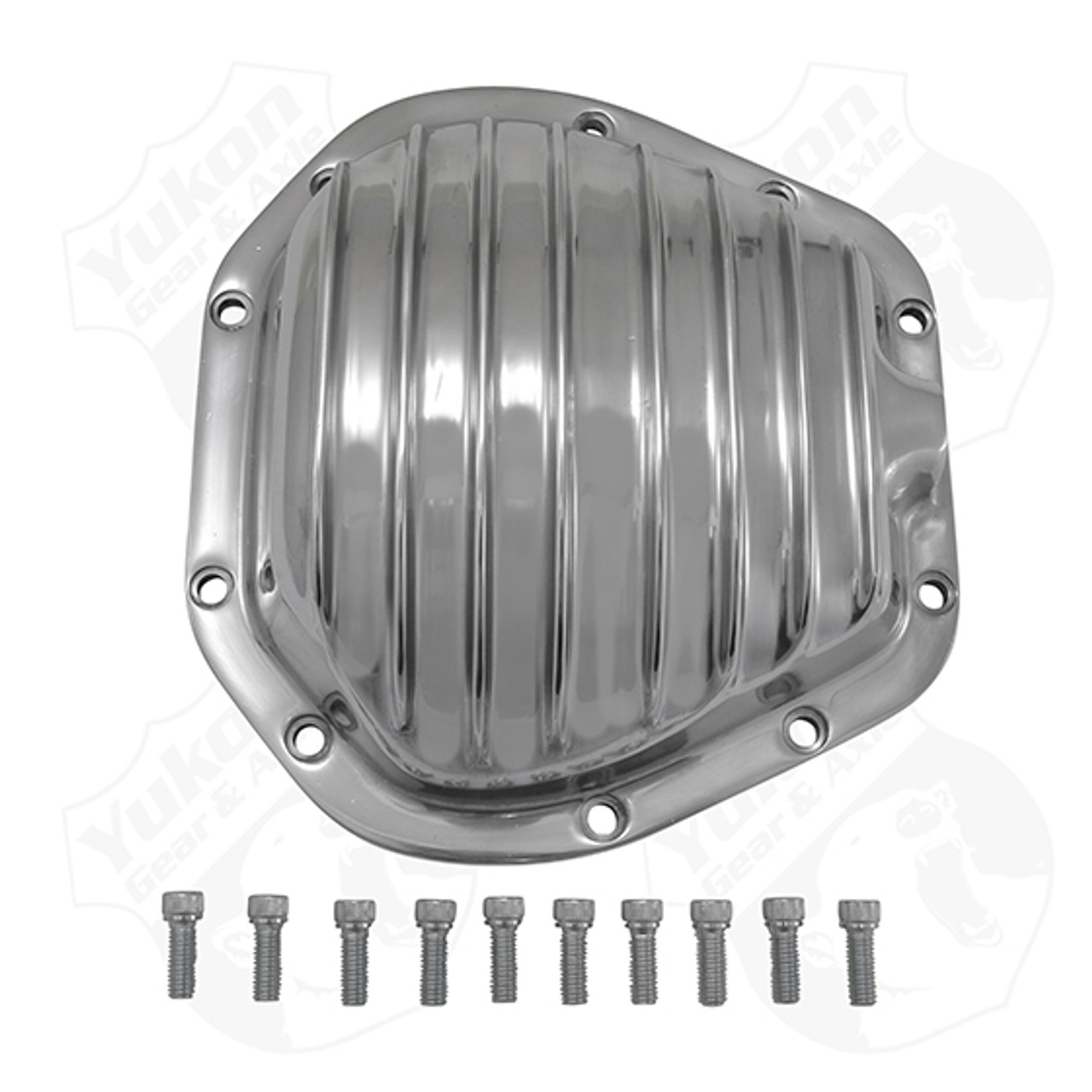 YUKON YP C2-D60-REV POLISHED ALUMINUM REPLACEMENT COVER FOR DANA 60 REVERSE ROTATION