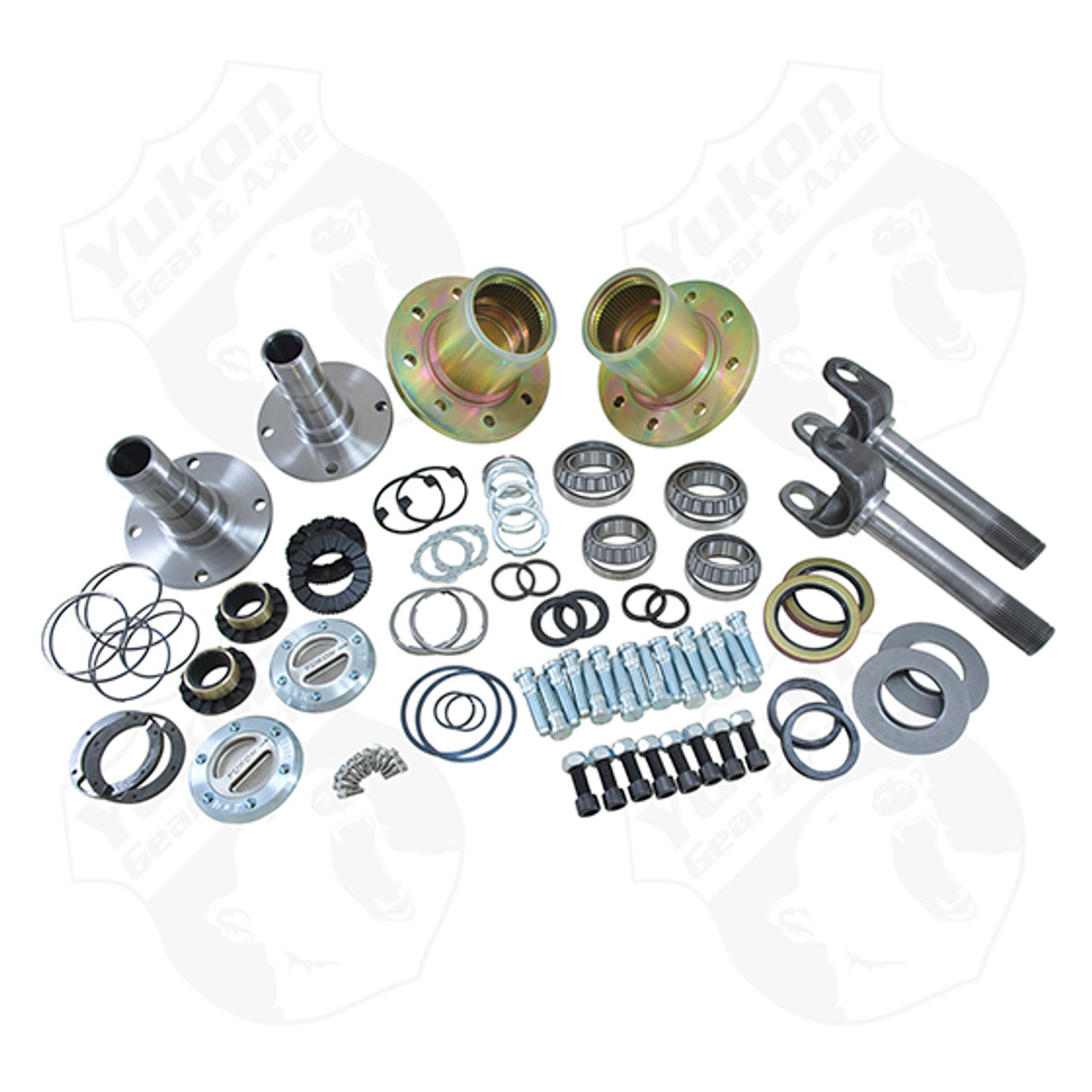 YUKON YA WU-03 SPIN FREE LOCKING HUB CONVERSION KIT FOR SRW DANA 60 94-99 DODGE