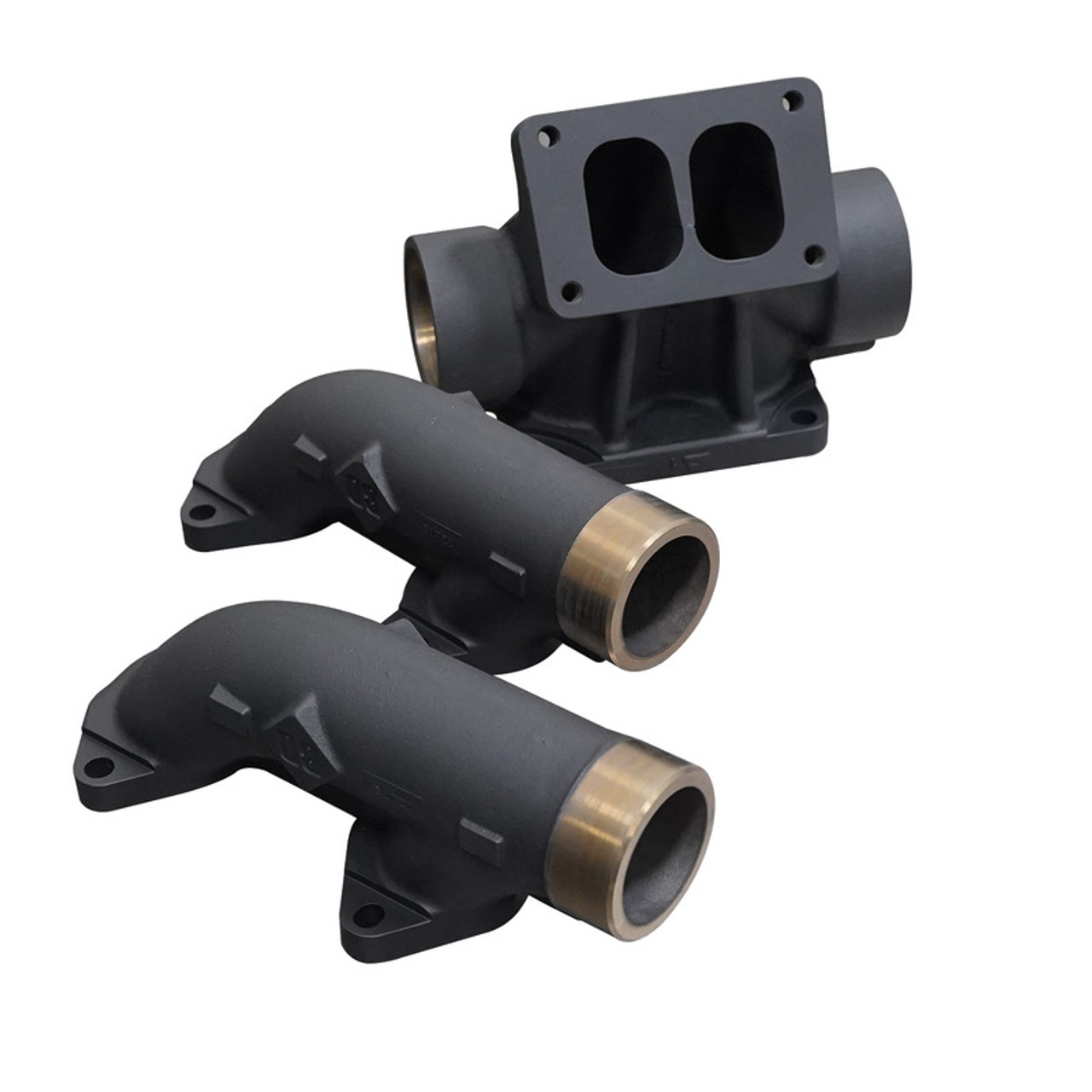 BD DIESEL 1048006 ISX CUMMINS T6 CERAMIC COATED EXHAUST MANIFOLD SIGNATURE 600 / ISX PRE-2002