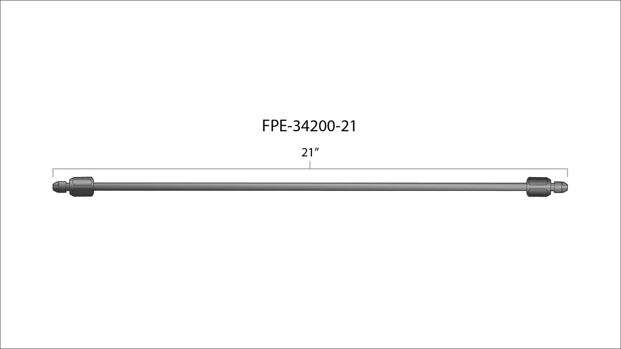 FLEECE FPE-34200-21 21 INCH HIGH PRESSURE FUEL LINE 8MM X 3.5MM LINE M14 X 1.5 NUTS FLEECE FPE-34200-21 21 INCH HIGH PRESSURE FUEL LINE 8MM X 3.5MM LINE M14 X 1.5 NUTS