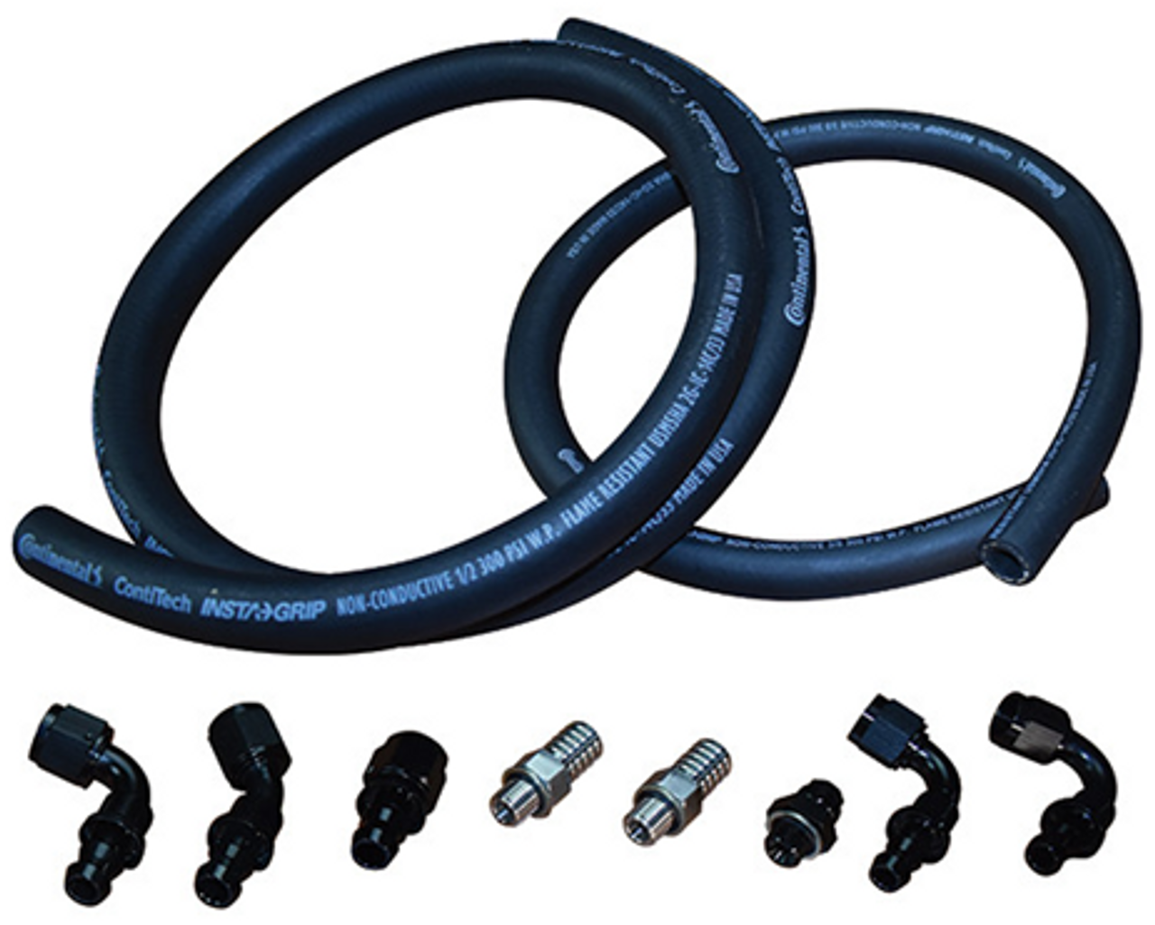 FLEECE FPE-FFD-RF-HF-KIT-4G 2010-2018 CUMMINS FUEL DISTRIBUTION BLOCK HOSE AND FITTING KIT