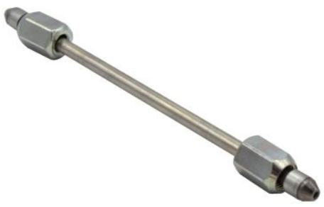 FLEECE FPE-34200-17 17 INCH HIGH PRESSURE FUEL LINE 8MM X 3.5MM LINE M14 X 1.5 NUTS