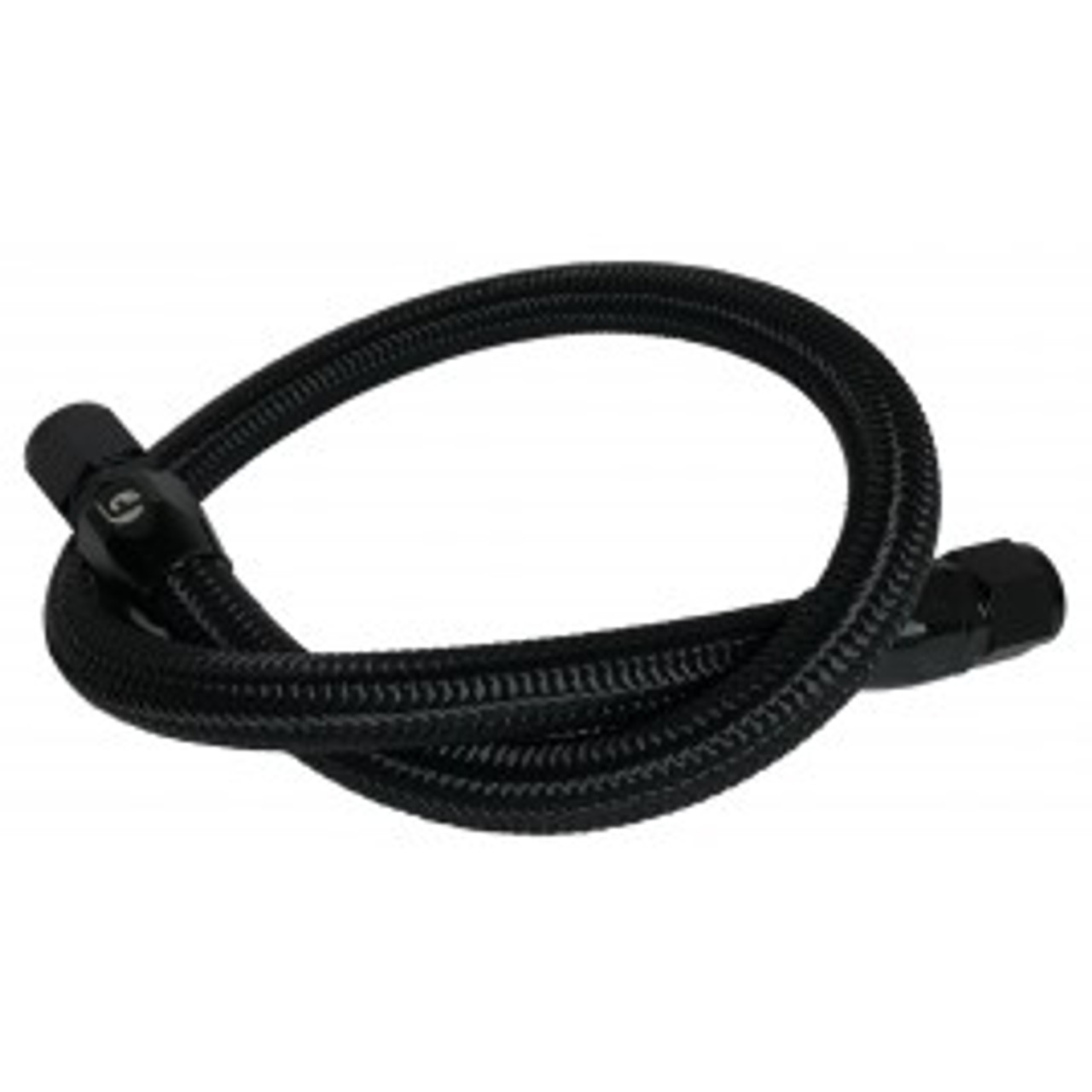 FLEECE FPE-CLNTBYPS-HS-12V-BLK 39.50 INCH 12 VALVE CUMMINS COOLANT BYPASS HOSE BLACK NYLON BRAIDED