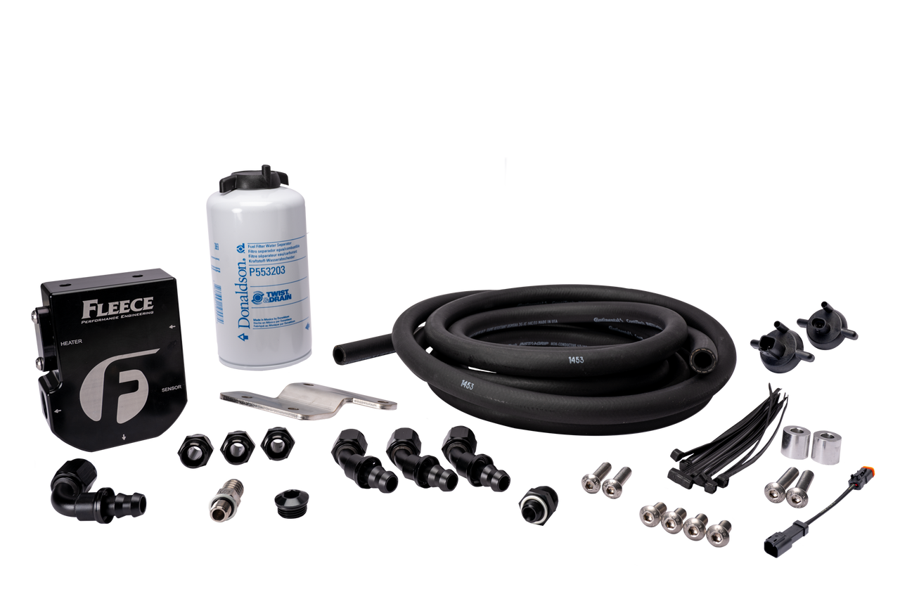 FLEECE FPE-34783 2003 - 2018 DODGE CUMMINS AUXILIARY FUEL FILTER KIT