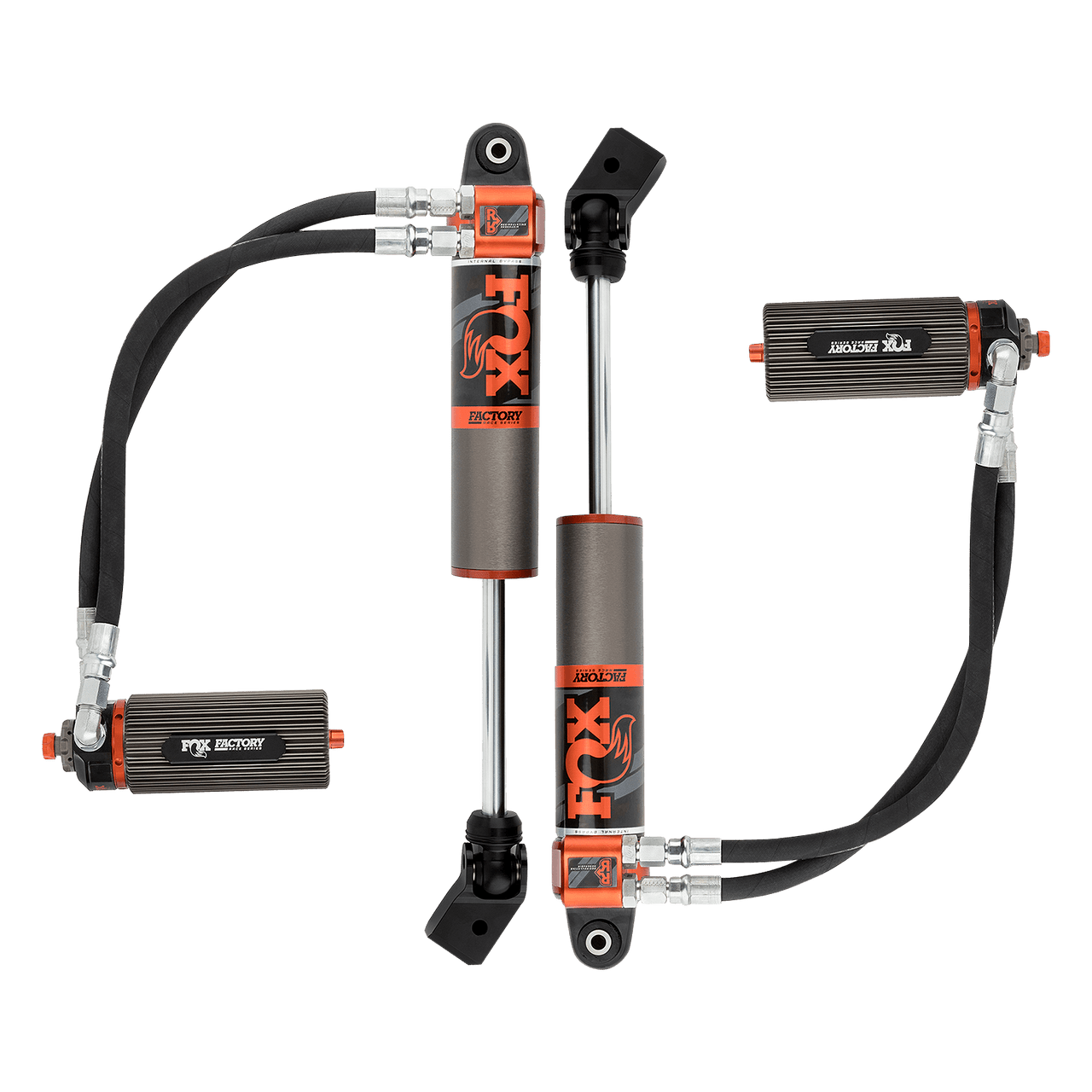 FOX 883-26-082 20-UP JEEP JT GLADIATOR FRONT INTERNAL BYPASS FACTORY RACE 3.0 REMOTE RESERVOIR 3.5-4.5 INCH LIFT DUAL SPEED COMPRESSION ADJUSTER REQUIRES FRONT DRIVESHAFT