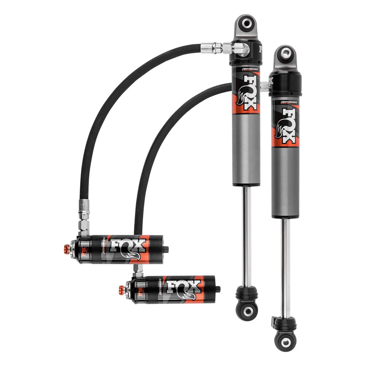 FOX 883-26-051 2018-2024 JEEP JL NO MOJAVE FRONT PERFORMANCE ELITE 2.5 REMOTE RESERVOIR 3.5-4 INCH LIFT DUAL SPEED COMPRESSION ADJUSTER