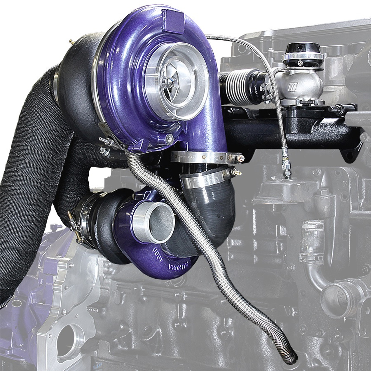 ATS 202-A35-2272 AURORA 3000/5000 COMPOUND TURBO SYSTEM FITS 2003-2007 5.9L CUMMINS