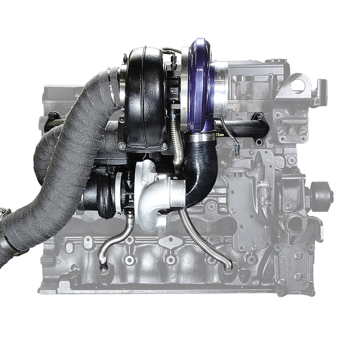 ATS 202-972-2272 AURORA PLUS 7500 COMPOUND TURBO SYSTEM FITS 2003-2007 5.9L CUMMINS