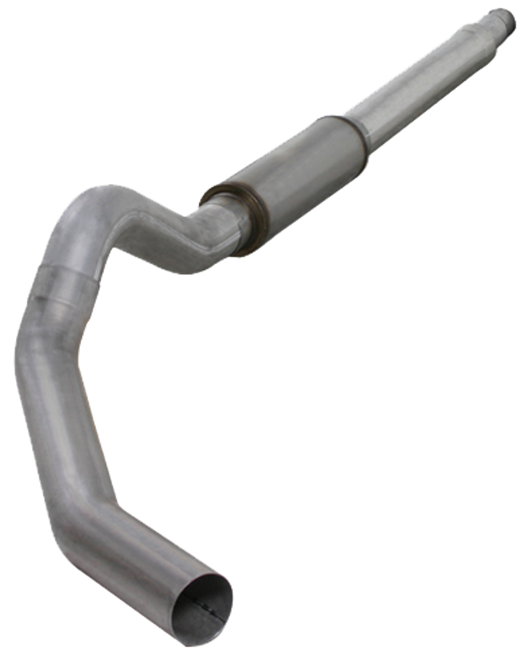 DIAMOND EYE K5316A CAT BACK EXHAUST SYSTEM 94-97.5 F250/F350 SUPERDUTY 5 INCH SINGLE IN/ SINGLE OUT PASS WITH MUFFLER ALUMINUM