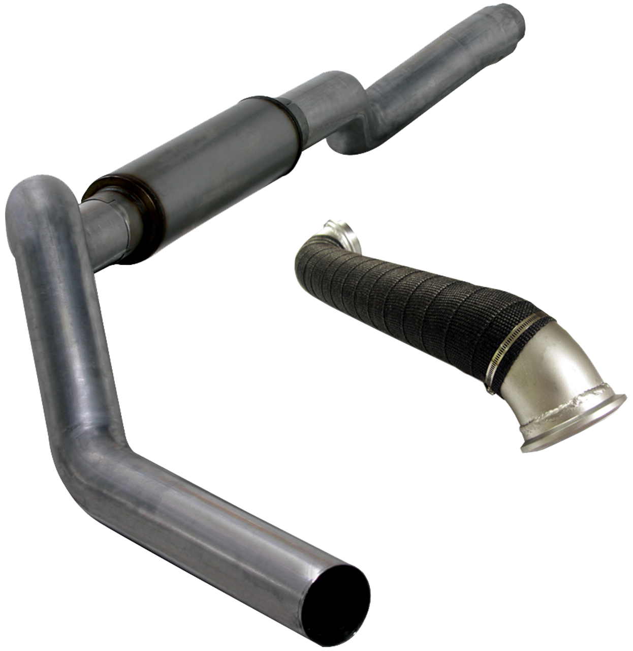 DIAMOND EYE K5123S CAT BACK EXHAUST SYSTEM FOR 06-07 SILVERADO/SIERRA 2500/3500 5 INCH SINGLE PASS WITH MUFFLER STAINLESS DIAMOND EYE K5123S CAT BACK EXHAUST SYSTEM FOR 06-07 SILVERADO/SIERRA 2500/3500 5 INCH SINGLE PASS WITH MUFFLER STAINLESS