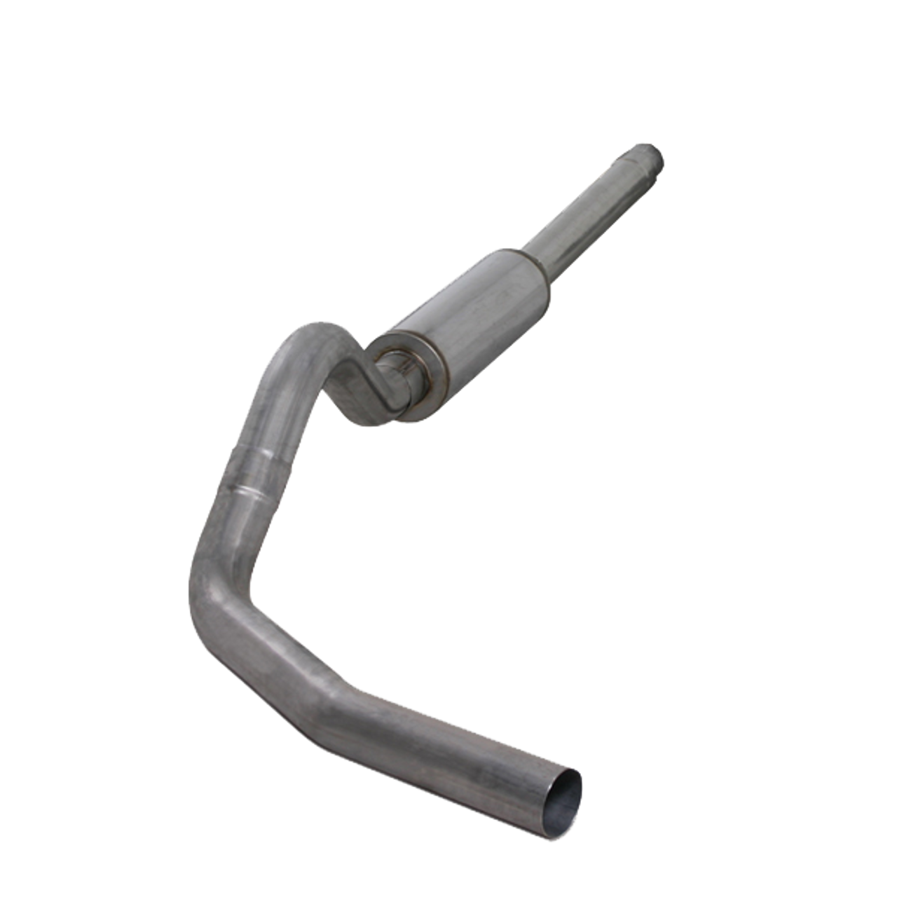 DIAMOND EYE K4310A-RP CAT BACK EXHAUST SYSTEM FOR 94-97.5 FORD F250/F350 SUPERDUTY 7.3L 4 INCH SINGLE PASS NO MUFFLER ALUMINUM