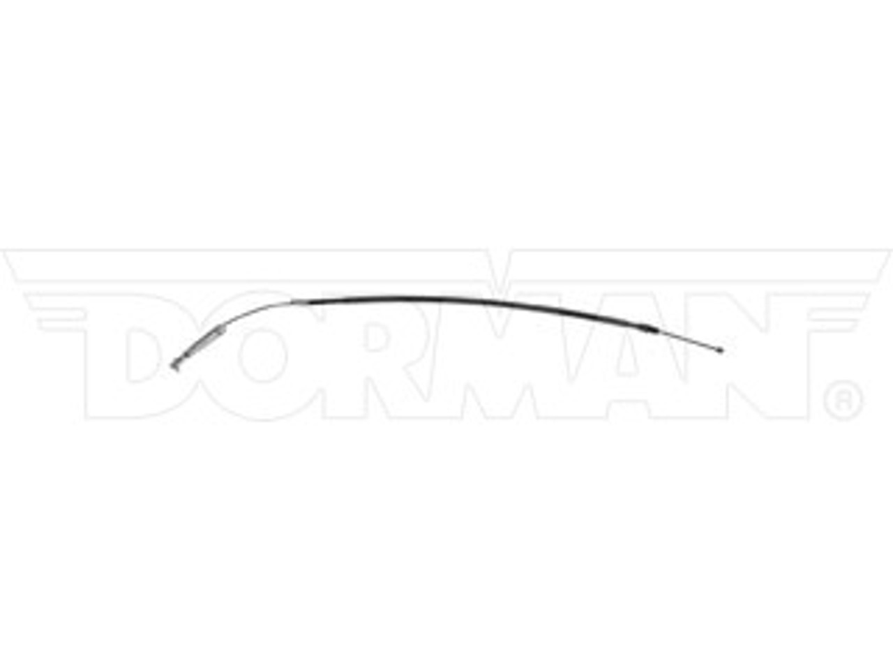 Dorman C661223 Parking Brake Cable (Rear Left) 2009-2018 Dodge Ram 1500 | 2019 Ram 1500 Classic