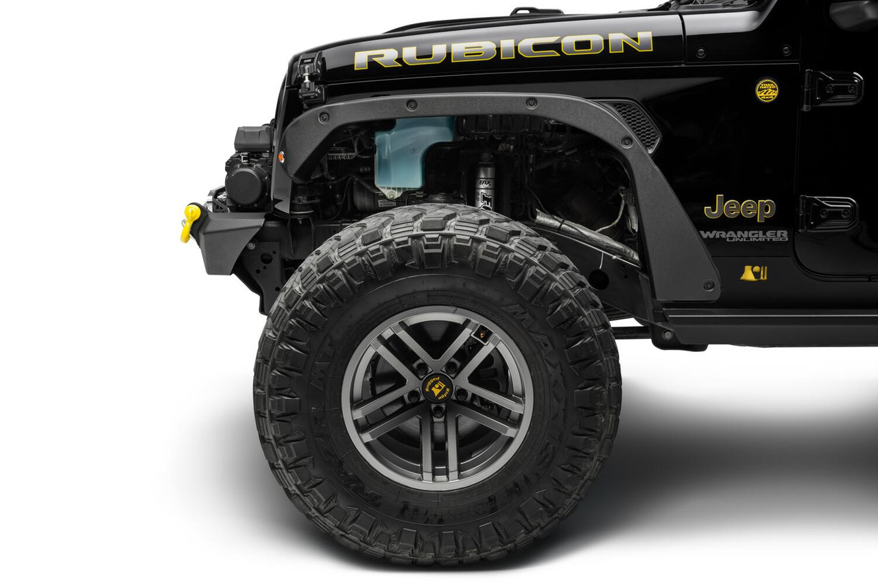 BUSHWACKER 14096 TRAIL ARMOR DELETE KIT FOR TRAIL ARMOR FENDER DELETE KIT FOR 18-23 JEEP WRANGLER 2/4 DOOR