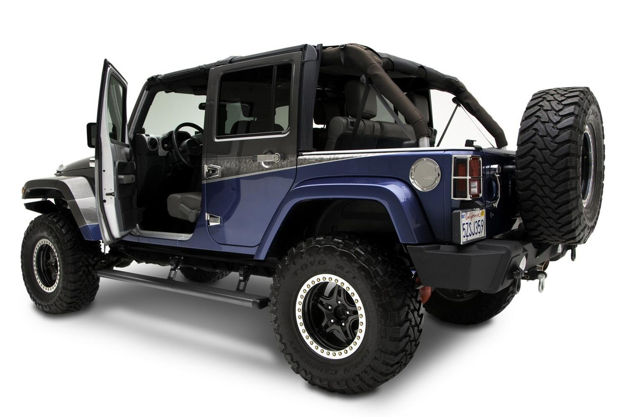 AMP RESEARCH 75122-01A POWERSTEP ELECTRIC RUNNING BOARDS FOR 2007-2017 JEEP WRANGLER JK UNLIMITED 4-DOOR