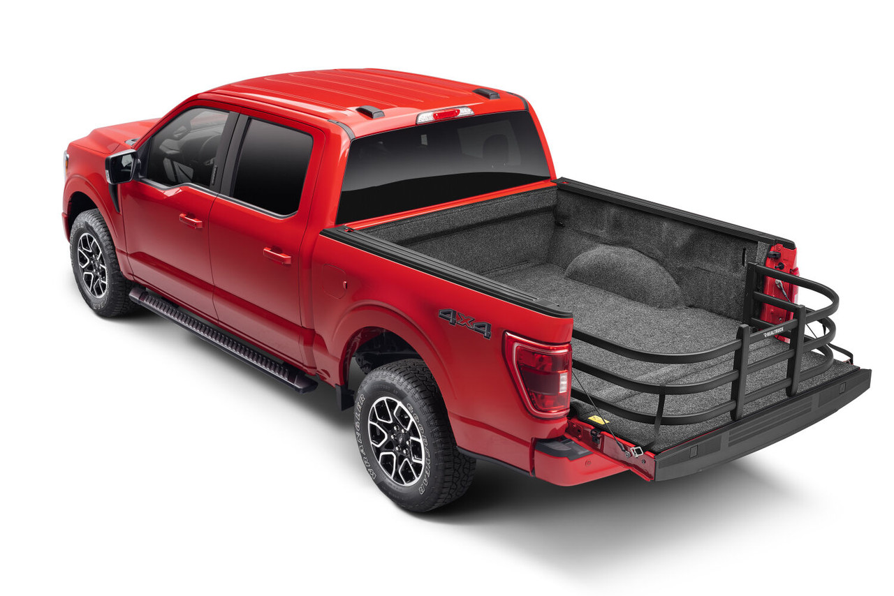 AMP RESEARCH 74813-01A BLACK BEDXTENDER HD TAILGATE BED EXTENDER MAX TRUCK BED EXTENDER FOR 2004-2022 FORD F-150 (EXCLUDES 2004 F-150 HERITAGE) 2005-2008 LINCOLN MARK LT 2007-2022 TOYOTA TUNDRA STANDARD BED