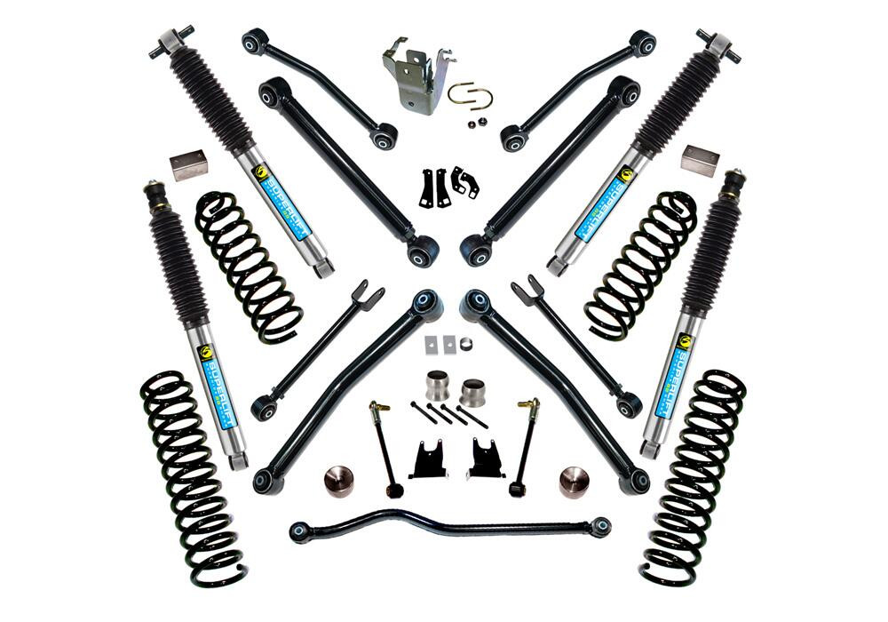 SUPERLIFT K997B 4 INCH LIFT KIT 2007-2018 JEEP WRANGLER JK UNLIMITED WITH REFLEX CONTROL ARMS AND BILSTEIN SHOCKS