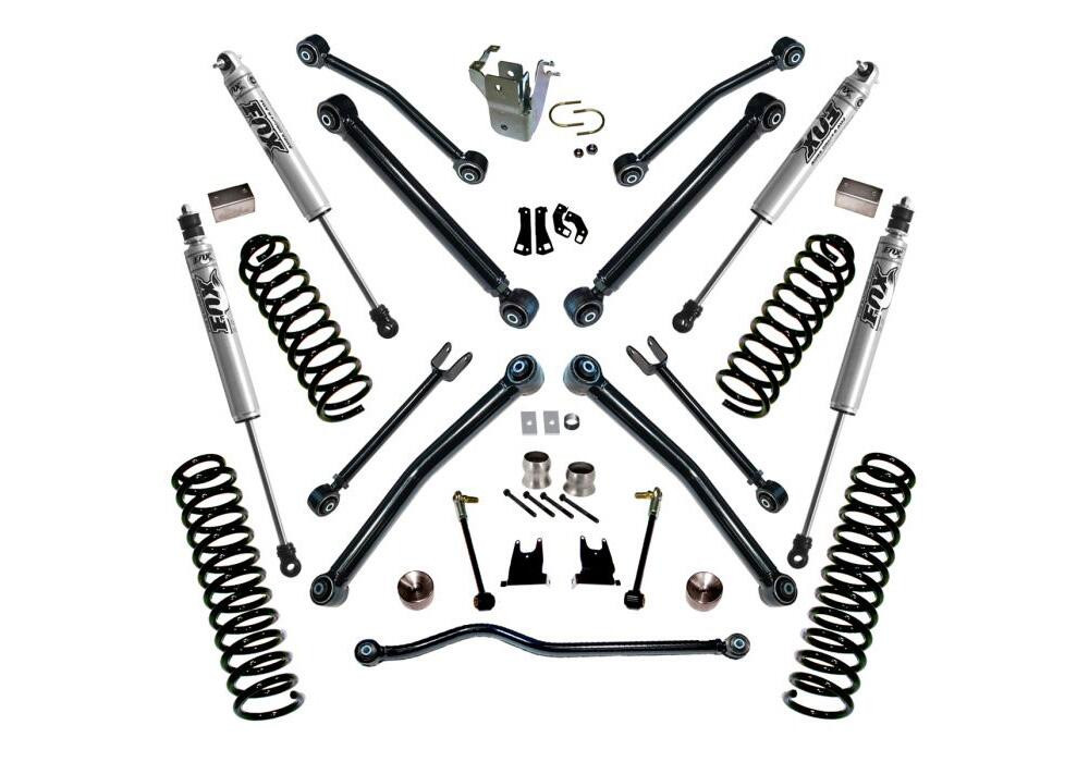 SUPERLIFT K996F 4 INCH LIFT KIT 2007-2017 JEEP WRANGLER JK 2 DOOR WITH REFLEX CONTROL ARMS AND FOX SHOCKS