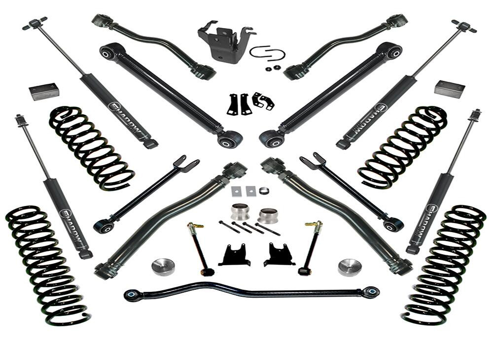 SUPERLIFT K996 4 INCH LIFT KIT 2007-2018 JEEP WRANGLER JK 2 DOOR WITH REFLEX CONTROL ARMS AND SHOCKS