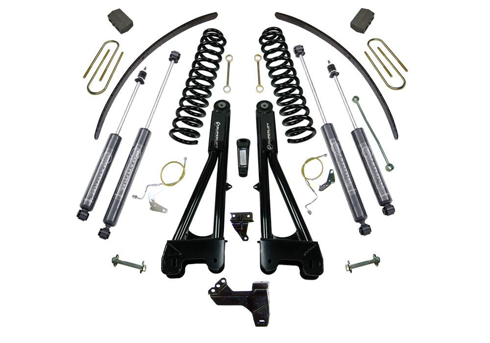 SUPERLIFT K983B 6 INCH LIFT KIT 2008-2010 FORD F-250 AND F-350 SUPER DUTY 4WD DIESEL ENGINE WITH REPLACEMENT RADIUS ARMS AND BILSTEIN SHOCKS