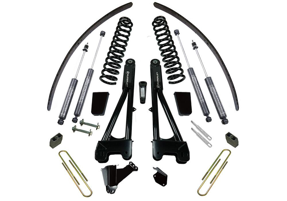 SUPERLIFT K979B 8 INCH LIFT KIT 2005-2007 FORD F-250 AND F-350 SUPER DUTY 4WD DIESEL ENGINE WITH REPLACEMENT RADIUS ARMS AND BILSTEIN SHOCKS