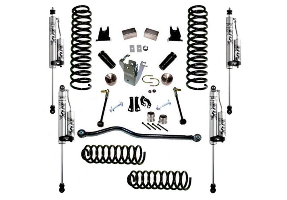 SUPERLIFT K928FX 4 INCH LIFT KIT 2007-2017 JEEP WRANGLER JK UNLIMITED WITH FOX 2.0 RESERVOIR SHOCKS