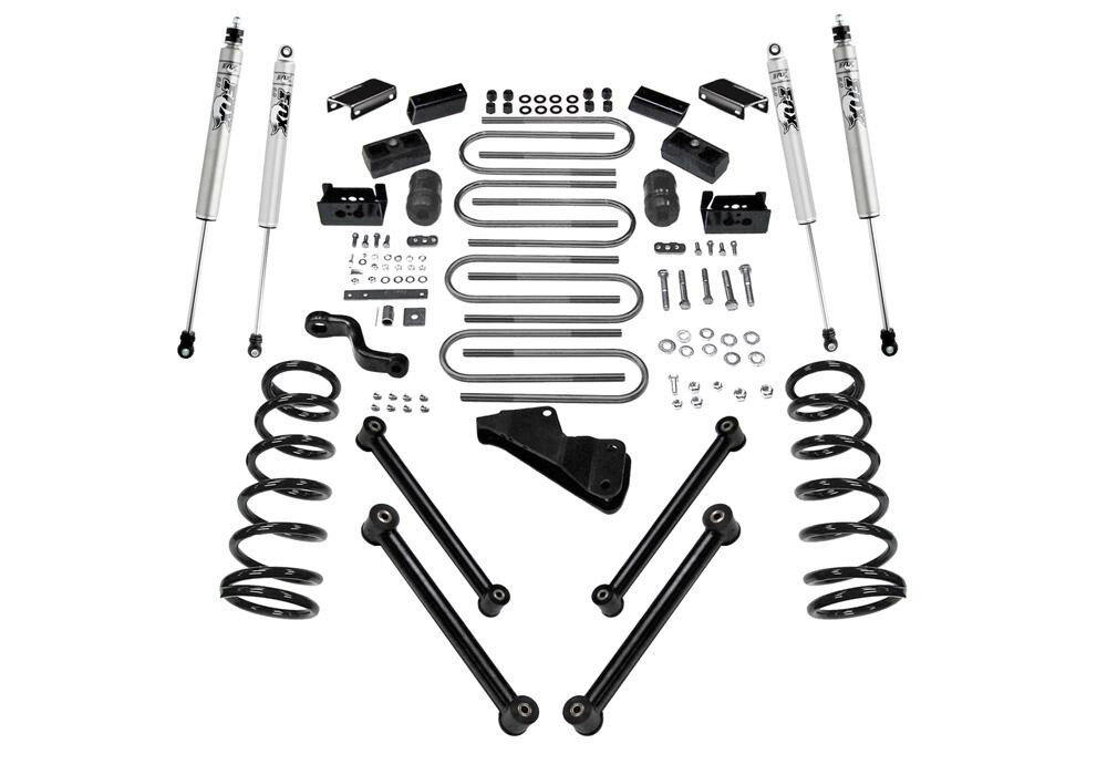 SUPERLIFT K865F 6 INCH LIFT KIT 2007-2008 DODGE RAM 2500/3500 4WD 6.7L CUMMINS DIESEL ENGINE WITH FOX 2.0 SERIES SHOCKS