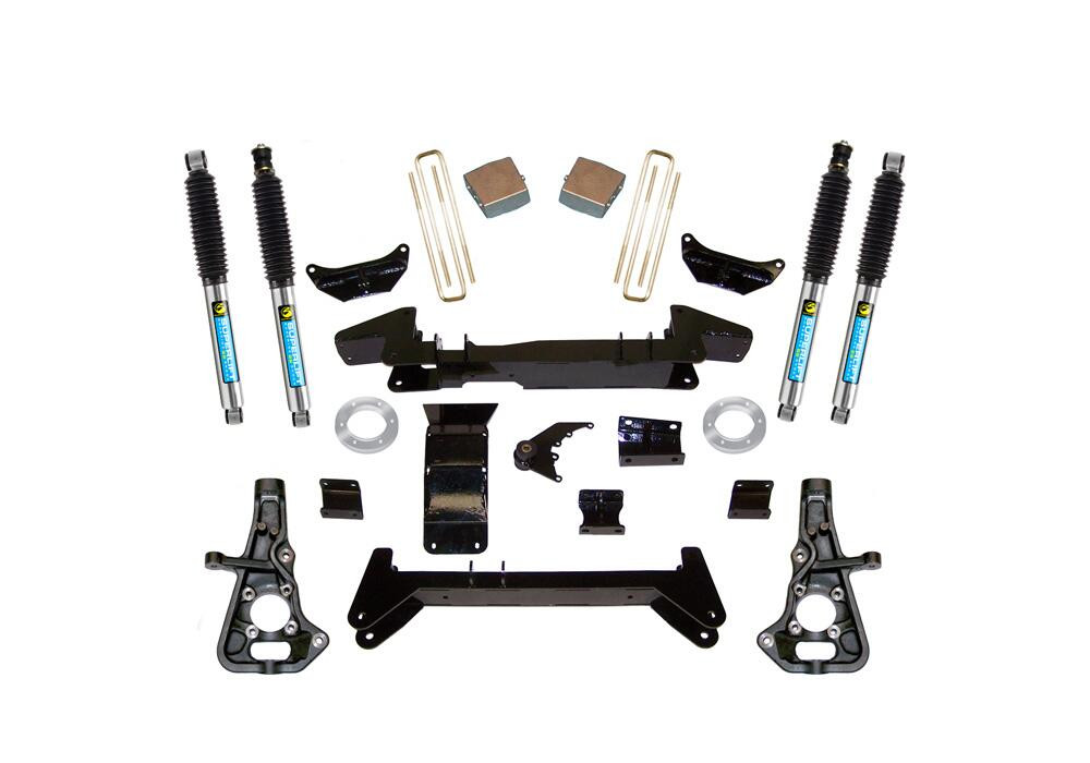 SUPERLIFT K861B 6 INCH LIFT KIT 1999-2010 CHEVY SILVERADO AND GMC SIERRA 2500 NON HD OR 1500HD 4WD KNUCKLE KIT WITH BILSTEIN SHOCKS