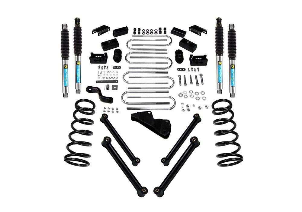 SUPERLIFT K823B 6 INCH LIFT KIT 2006-2007 DODGE RAM 2500 AND 3500 4WD 5.9L CUMMINS DIESEL ENGINE WITH BILSTEIN SHOCKS