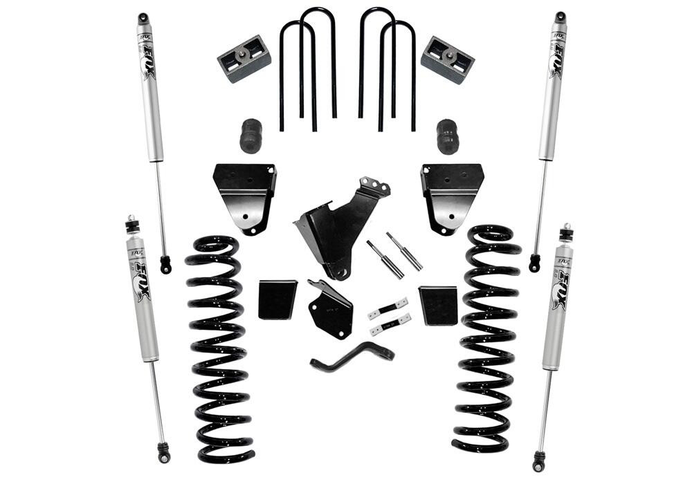 SUPERLIFT K806F 6 INCH LIFT KIT 2005-2007 FORD F-250/350 4WD DIESEL ENGINE WITHOUT 4-LINK CONVERSION WITHOUT REPLACEMENT RADIUS ARMS WITH FOX 2.0 SERIES SHOCKS