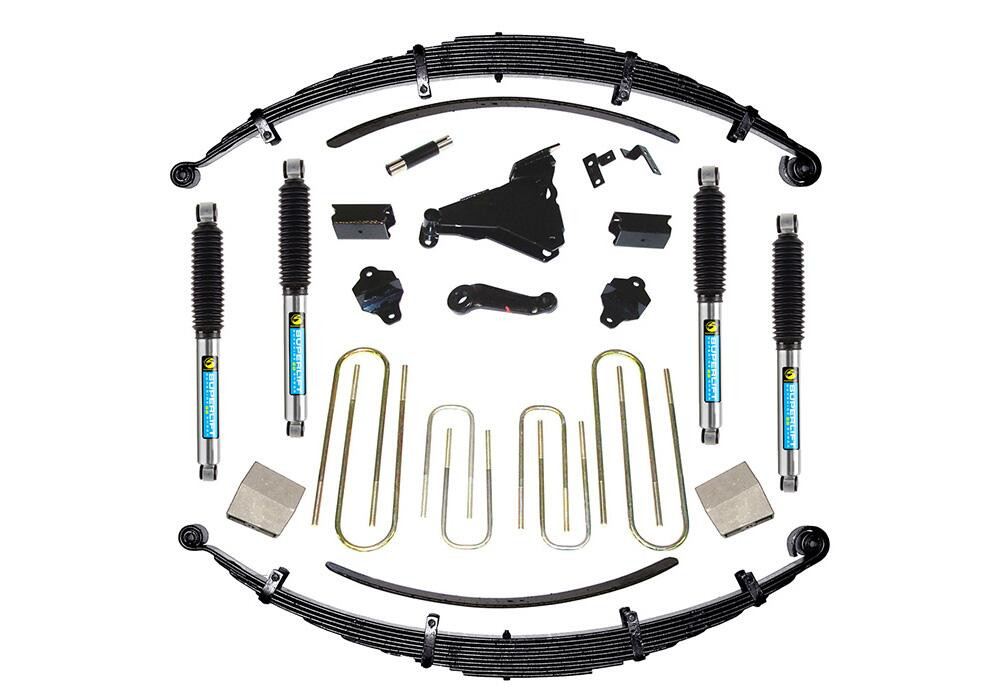 SUPERLIFT K644B 8 INCH LIFT KIT 2000-2004 FORD F-250 AND F-350 SUPER DUTY 4WD DIESEL AND V-10 WITH BILSTEIN SHOCKS