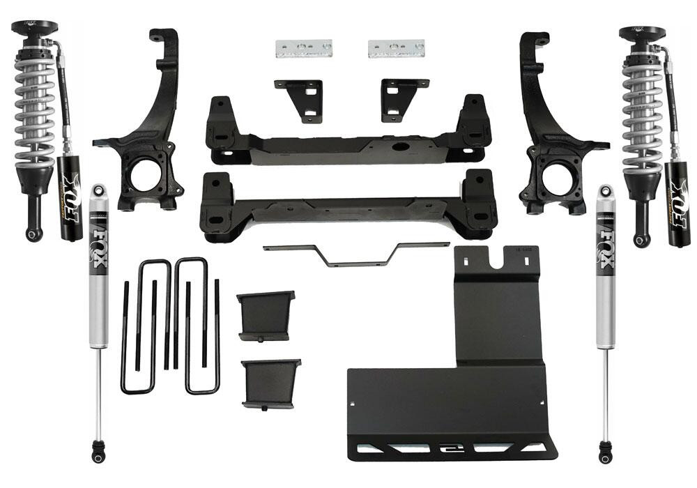 SUPERLIFT K253FX 6 INCH LIFT KIT WITH FOX COILOVERS AND REAR SHOCKS 2016-2023 TOYOTA TACOMA (WILL NOT FIT 2WD WITH 5-LUG WHEELS)