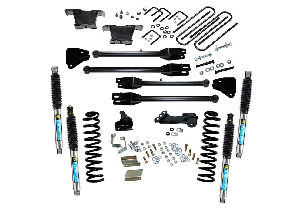 SUPERLIFT K236B 4 INCH LIFT KIT 2011-2016 FORD F-250 AND F-350 SUPER DUTY 4WD DIESEL ENGINE WITH A 4-LINK CONVERSION AND BILSTEIN SHOCKS