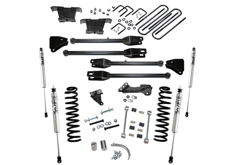 SUPERLIFT K233F 4 INCH LIFT KIT 2008-2010 FORD F-250/350 4WD DIESEL ENGINE WITH 4-LINK CONVERSION WITH FOX 2.0 SERIES SHOCKS