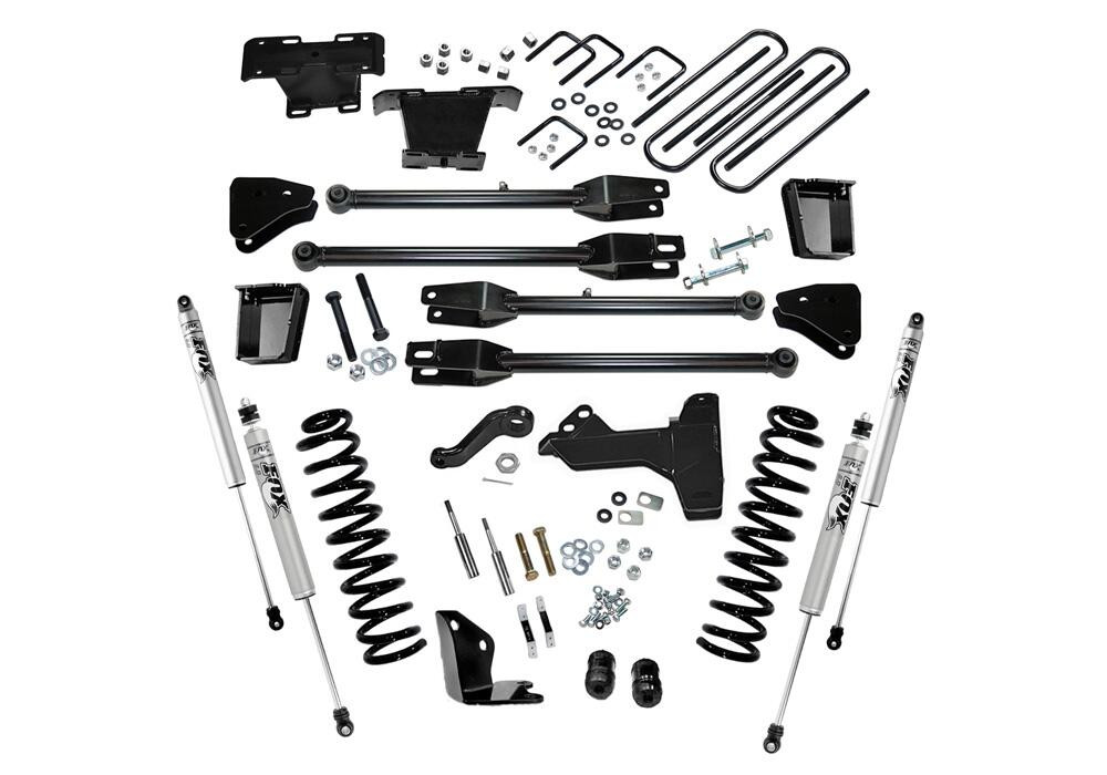 SUPERLIFT K231F 6 INCH LIFT KIT 2005-2007 FORD F-250/350 4WD DIESEL ENGINE WITH 4-LINK CONVERSION WITH FOX 2.0 SERIES SHOCKS