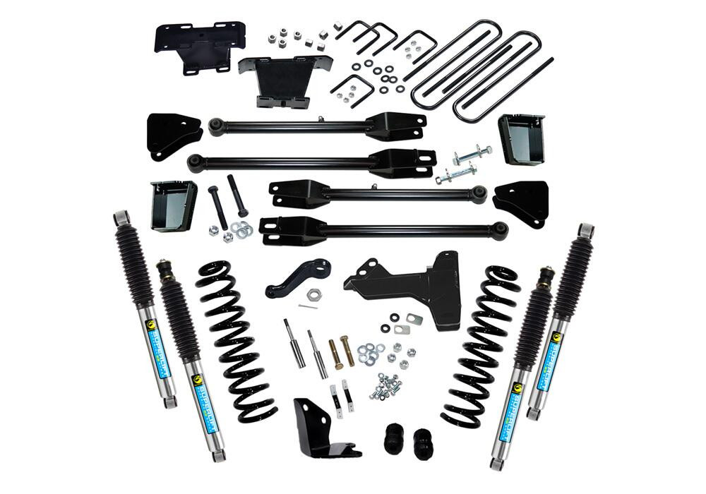SUPERLIFT K231B 6 INCH LIFT KIT 2005-2007 FORD F-250 AND F-350 SUPER DUTY 4WD DIESEL ENGINE WITH A 4-LINK CONVERSION AND BILSTEIN SHOCKS