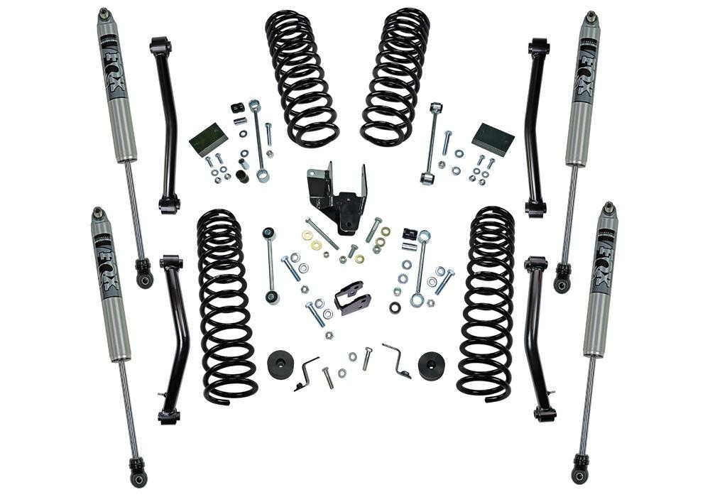 SUPERLIFT K184F 4 INCH DUAL RATE COIL LIFT KIT 2018-2025 JEEP WRANGLER JL UNLIMITED INCLUDING RUBICON WITH FOX SHOCKS