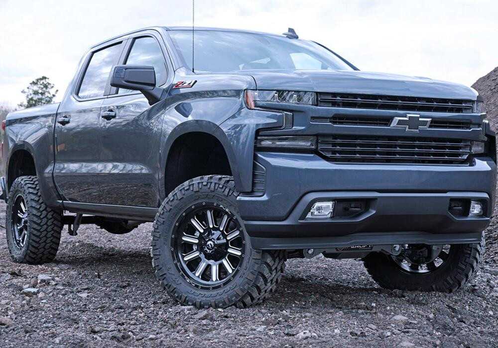 SUPERLIFT K182 6 INCH LIFT KIT 2019 (NEW BODY STYLE)-2024 CHEVY SILVERADO/GMC SIERRA 1500 4WD WITH ALUMINUM OR STAMPED STEEL CONTROL ARMS WITH REAR SHOCKS (EXCLUDES TRAILBOSS OR AT4)