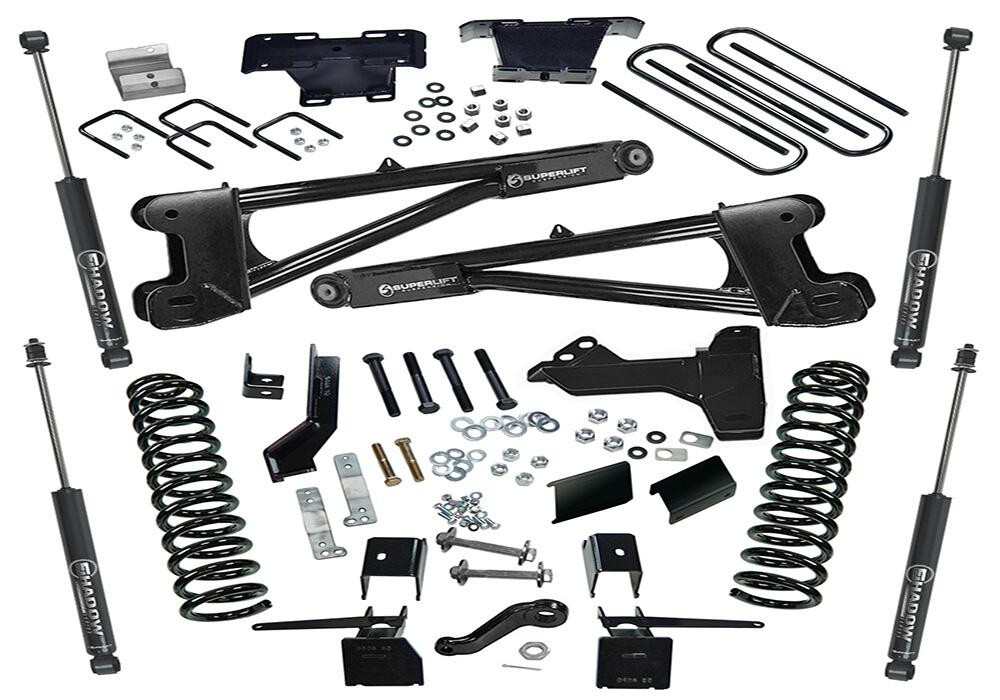 SUPERLIFT K169 6 INCH RADIUS ARM LIFT KIT 2017-2022 FORD F-250 AND F-350 SUPER DUTY WITH SHOCKS 4WD DIESEL ONLY