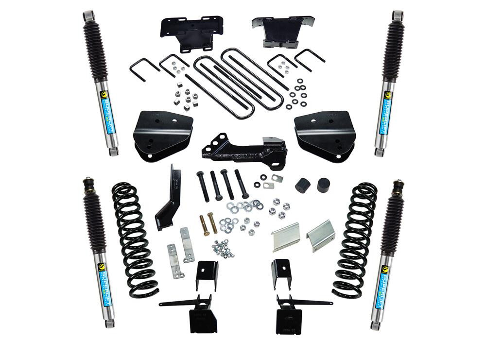 SUPERLIFT K164B 4 INCH LIFT KIT 2017-2022 FORD F-250 AND F-350 SUPER DUTY 4WD WITH BILSTEIN SHOCKS DIESEL ONLY