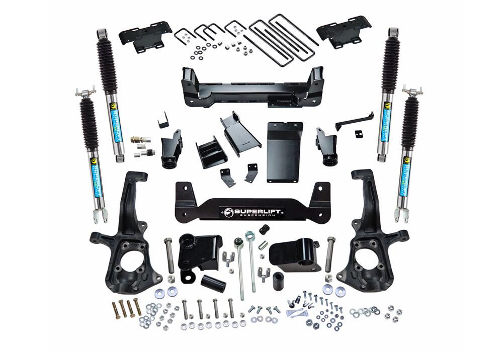 SUPERLIFT K150B 6 INCH LIFT KIT 2011-2019 CHEVY SILVERADO AND GMC SIERRA 2500HD OR 3500HD 4WD KNUCKLE KIT WITH BILSTEIN SHOCKS