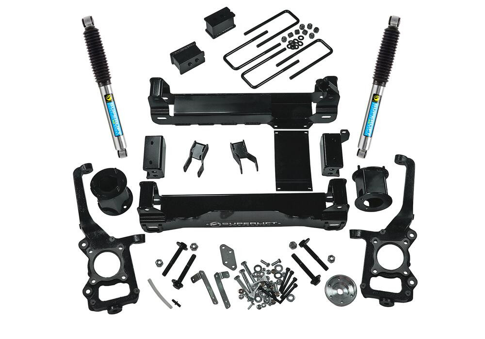 SUPERLIFT K127B 6 INCH LIFT KIT 2015-2020 FORD F-150 4WD WITH BILSTEIN REAR SHOCKS